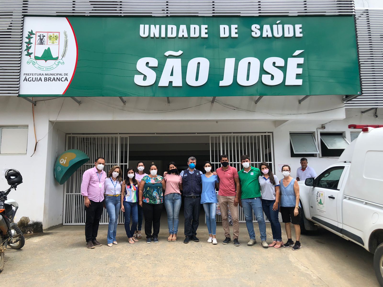 Visita do Secretário de Estado de Saúde Nésio Fernandes